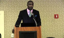 Brandon Marshall speaks at NEA-BPD Conference in White Plains, NY Brandon Marshall speaks at NEA-BPD Conference in White Plains, NY