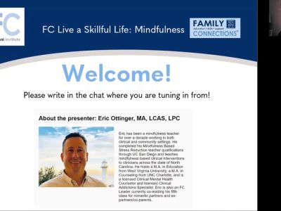 FCAI - Live a Skillful Life - Mindfulness - March 2022 FCAI - Live a Skillful Life - Mindfulness - March 2022